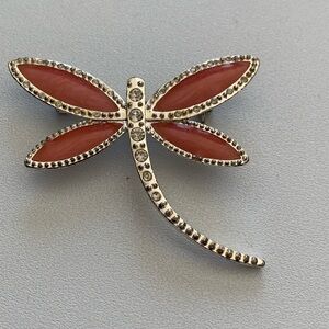 Signed Avon NR Vintage Dragonfly Brooch